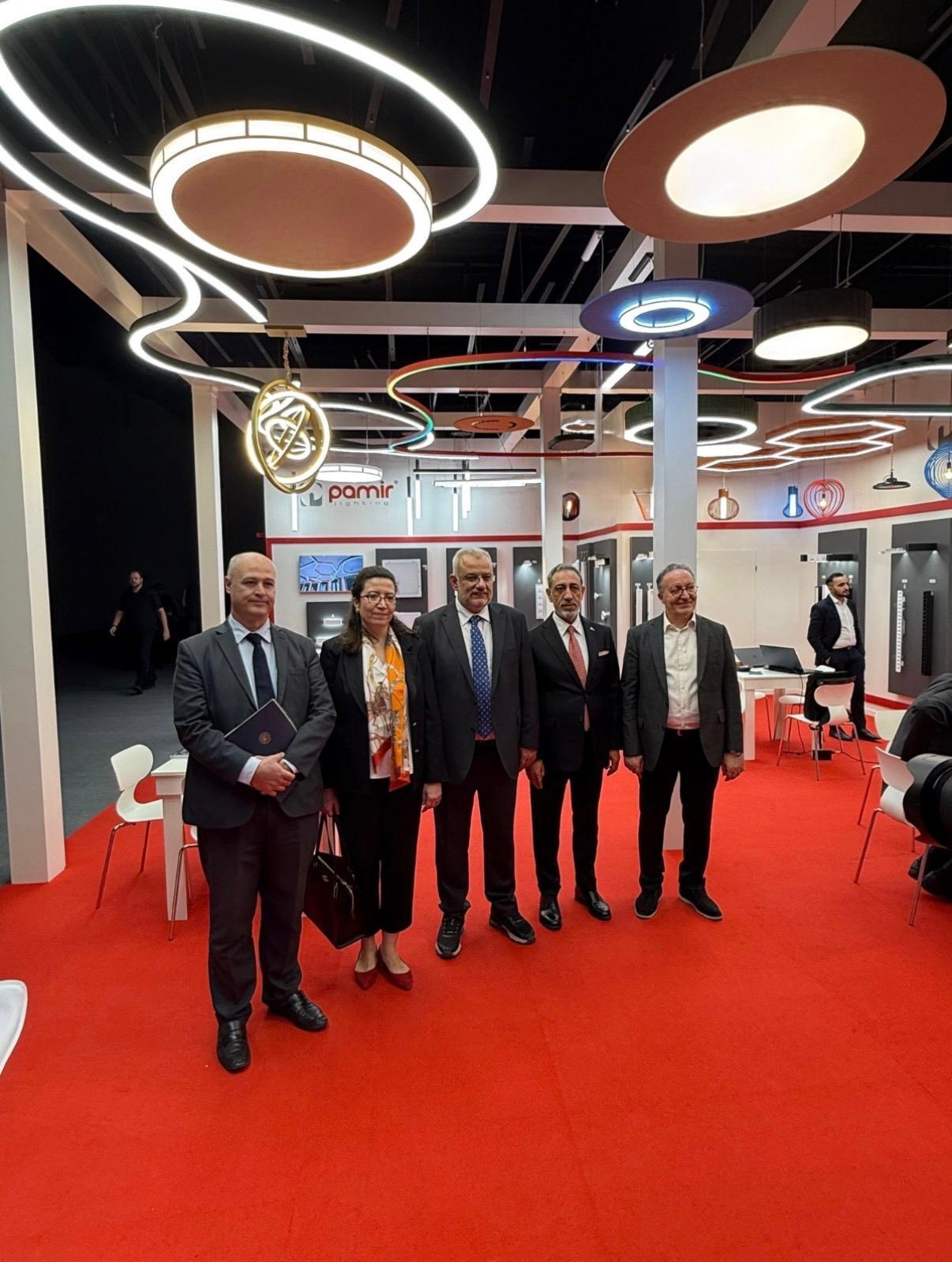 Consul General of Türkiye in Frankfurt, Mrs. İlknur Akdevelioğlu, Visits Our Stand at Light + Building